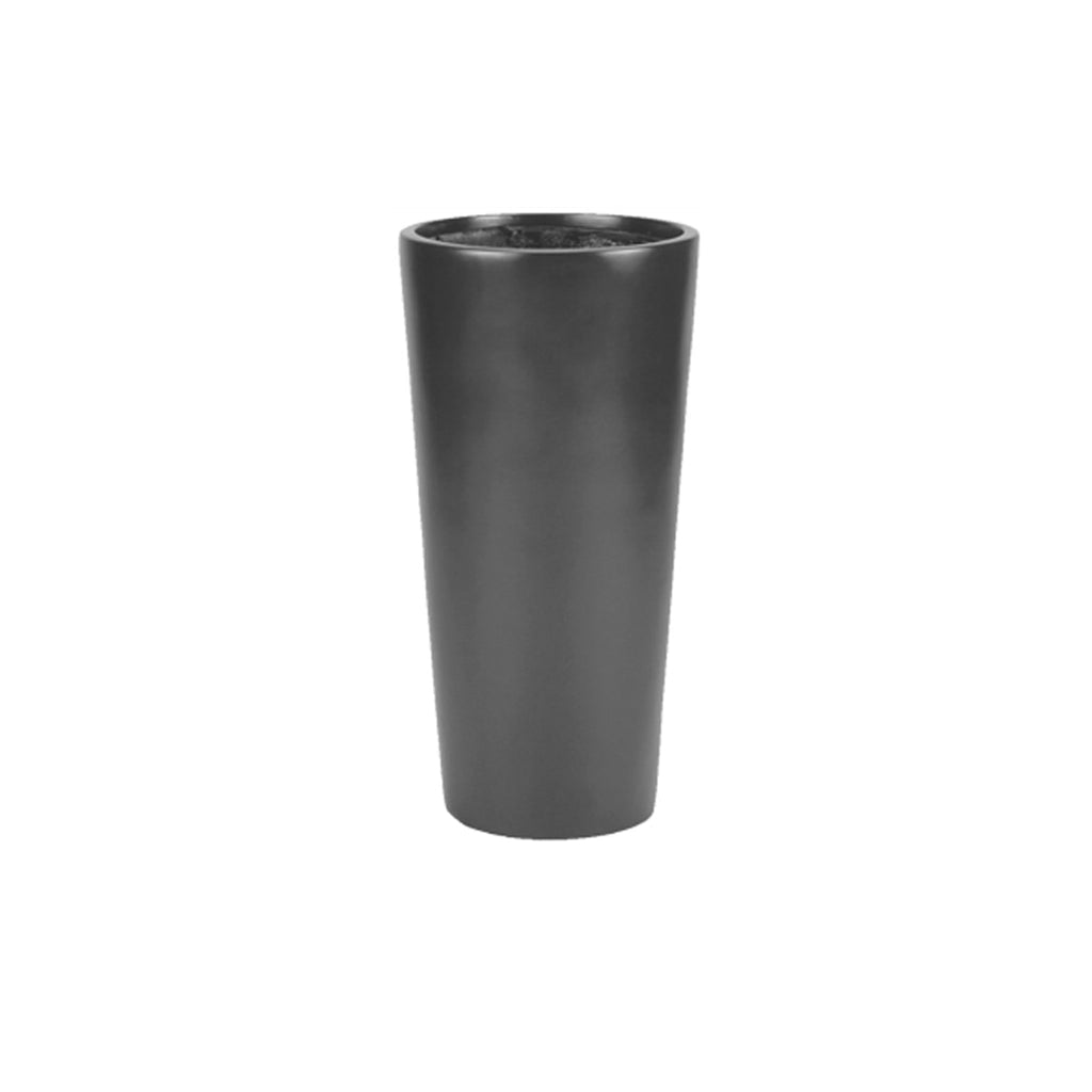 European Tall Cylinders Planter - Burnished