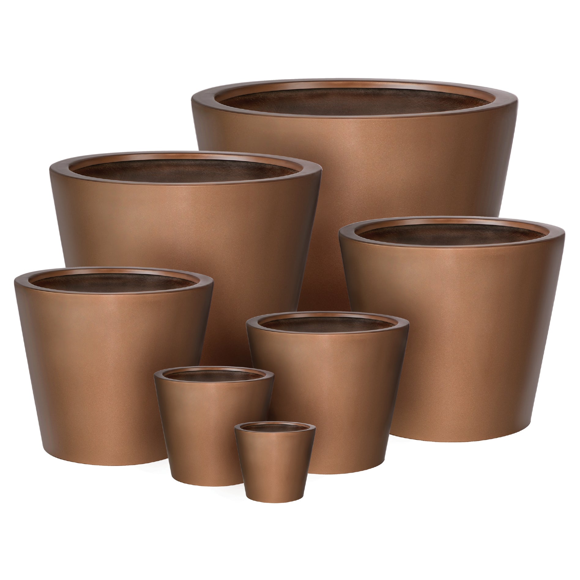 Tapered Cylinder Planters