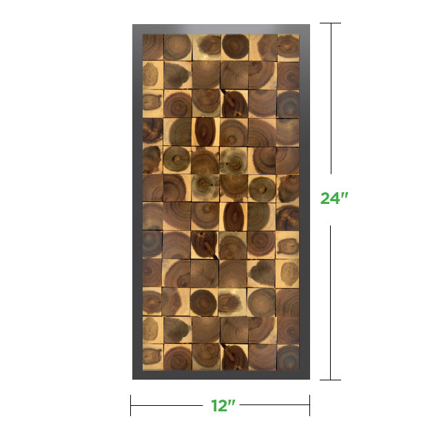 12&quot; x 24&quot; Moss Wall Art Panel Kit