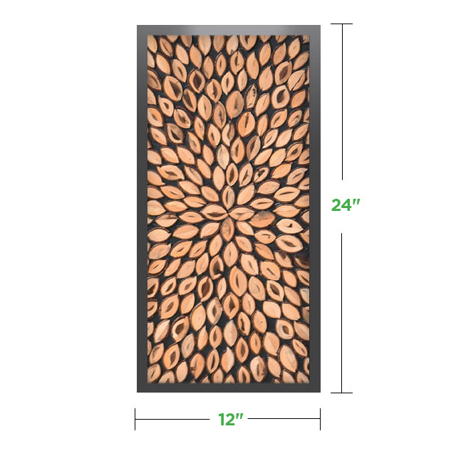 12&quot; x 24&quot; Moss Wall Art Panel Kit