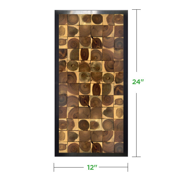 12&quot; x 24&quot; Moss Wall Art Panel Kit