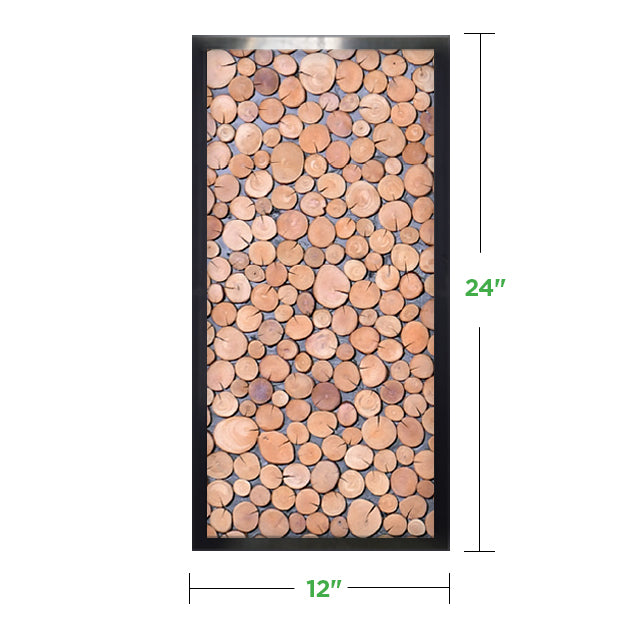 12&quot; x 24&quot; Moss Wall Art Panel Kit