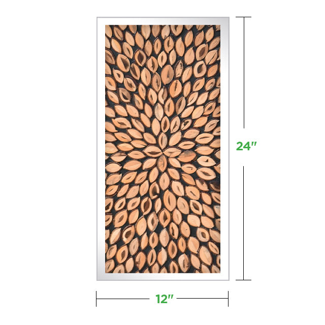 12&quot; x 24&quot; Moss Wall Art Panel Kit