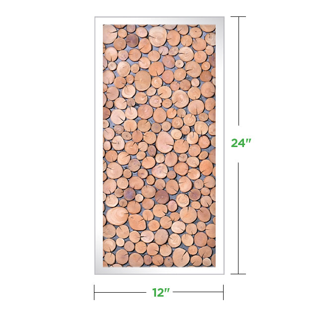 12&quot; x 24&quot; Moss Wall Art Panel Kit