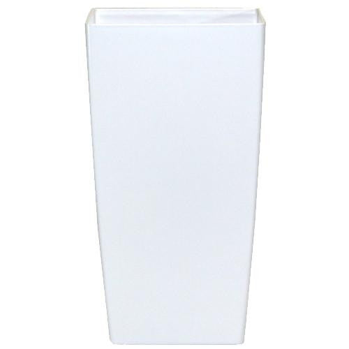 matte white planter pot Phoenix Tall Square - Matte