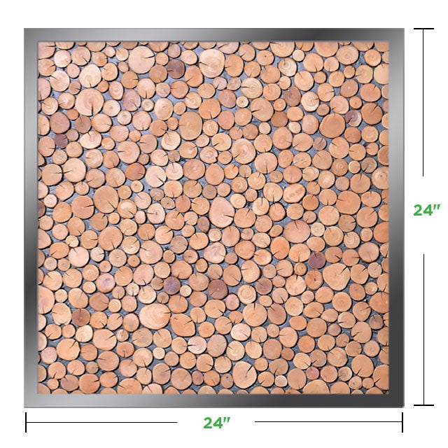 24&quot; x 24&quot; Moss Wall Art Panel Kit