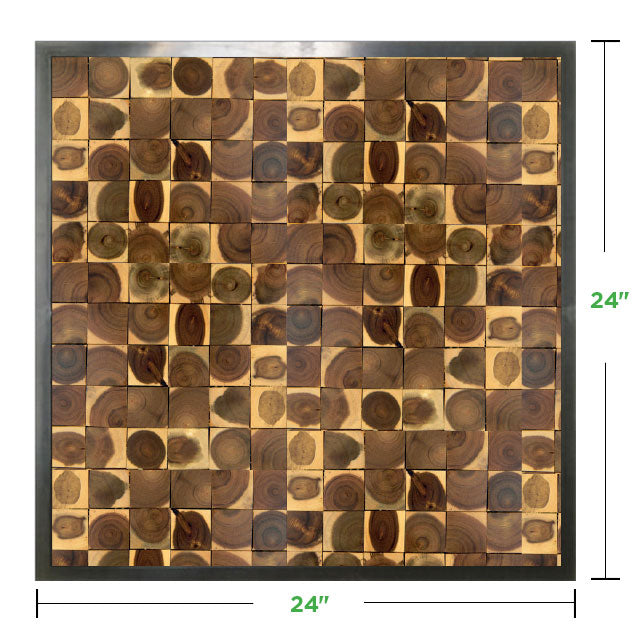 24&quot; x 24&quot; Moss Wall Art Panel Kit