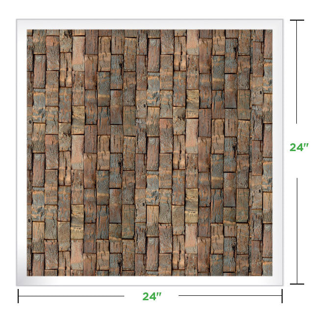24&quot; x 24&quot; Moss Wall Art Panel Kit