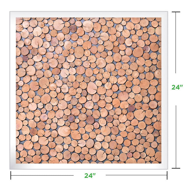 24&quot; x 24&quot; Moss Wall Art Panel Kit