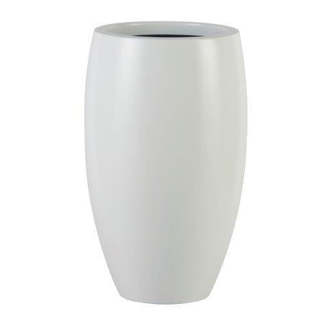 matte white plant pot Bravo Tall Planter - Matte
