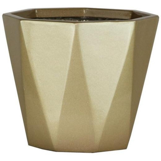 Diamond Floor Planter - Metallics - Botanicus