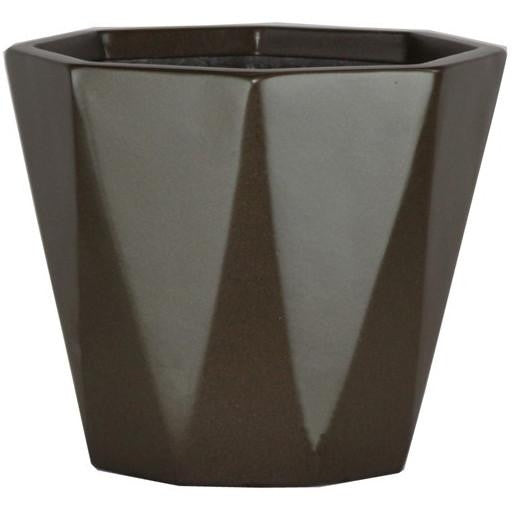 Diamond Floor Planter - Metallics - Botanicus