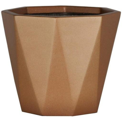 Diamond Floor Planter - Metallics - Botanicus