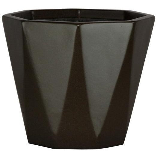 Diamond Floor Planter - Metallics - Botanicus