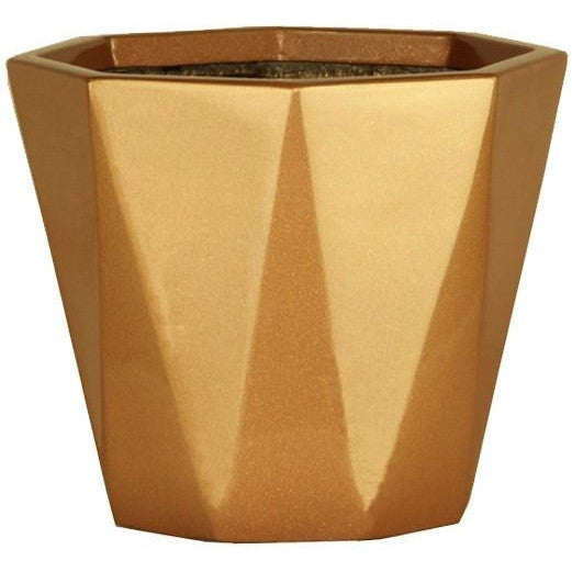 Diamond Floor Planter - Metallics - Botanicus