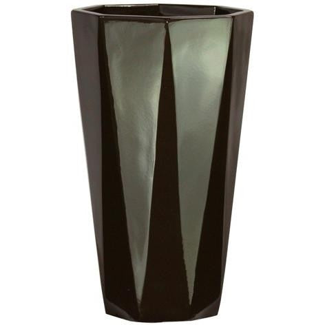 Diamond Tall Planter - Metallics - Botanicus