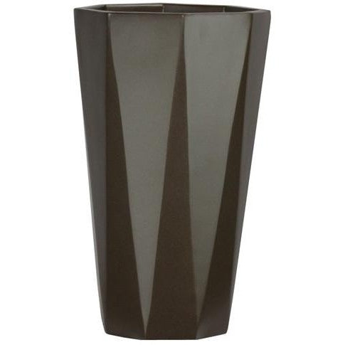 Diamond Tall Planter - Metallics - Botanicus