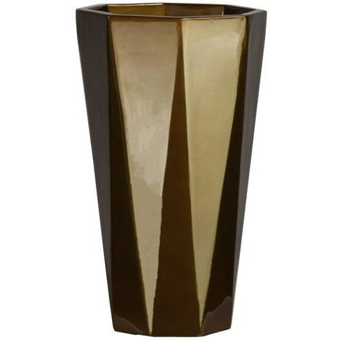 Diamond Tall Planter - Burnished - Botanicus