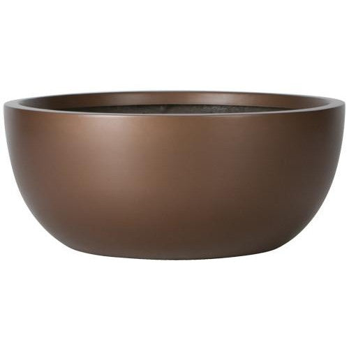 Earth Bowl Planter - Metallic - Botanicus