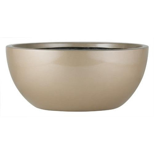 Earth Bowl Planter - Metallic - Botanicus