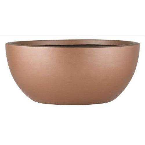 Earth Bowl Planter - Metallic - Botanicus