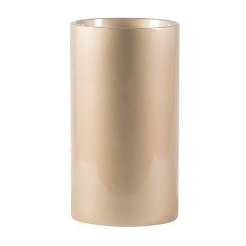 Earth Cylinder Tall Floor Planters - Metallic - Botanicus