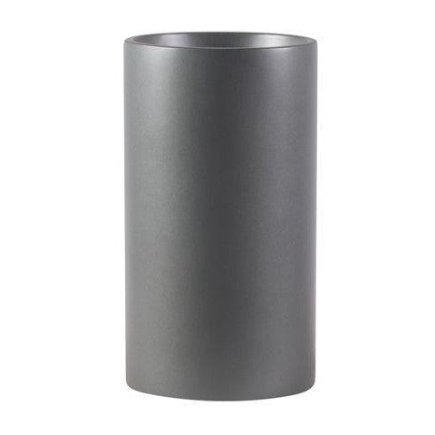 Earth Cylinder Tall Floor Planters - Metallic - Botanicus