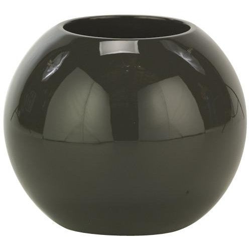 black bubble plant pot Earth Sphere Planters - Gloss