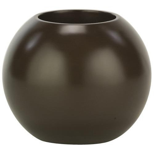 sphere pot planter Earth Sphere Planters - Metallic