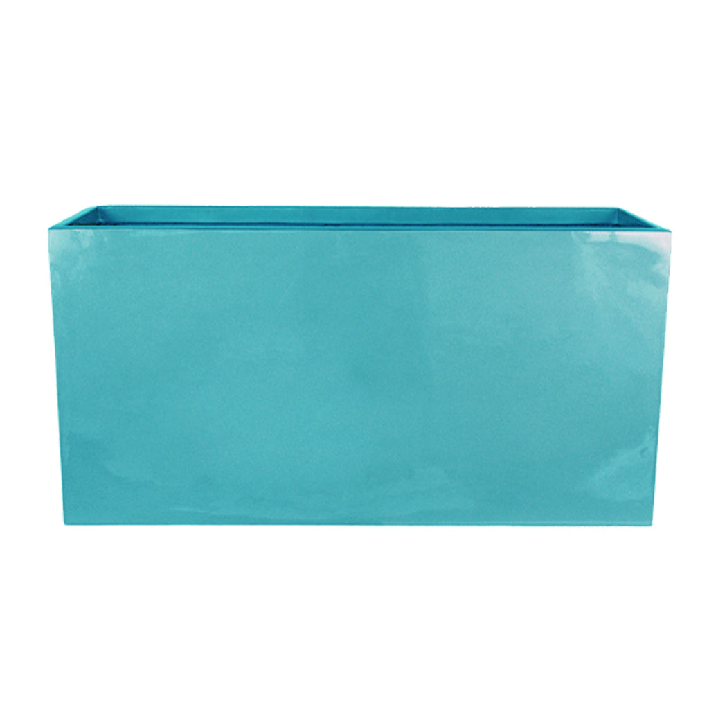 earth wall planter in aquamarine gemstone finish