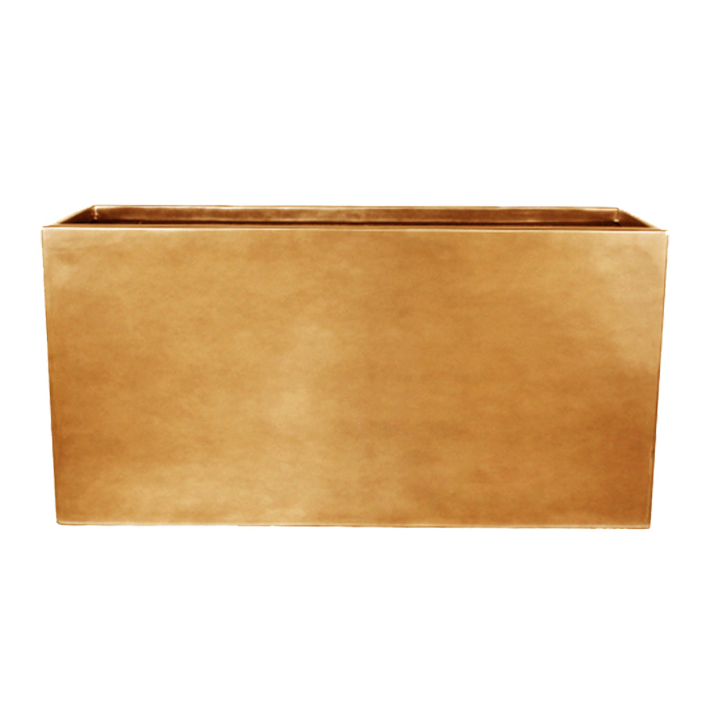 Earth Wall Planter in burnished bronze finish