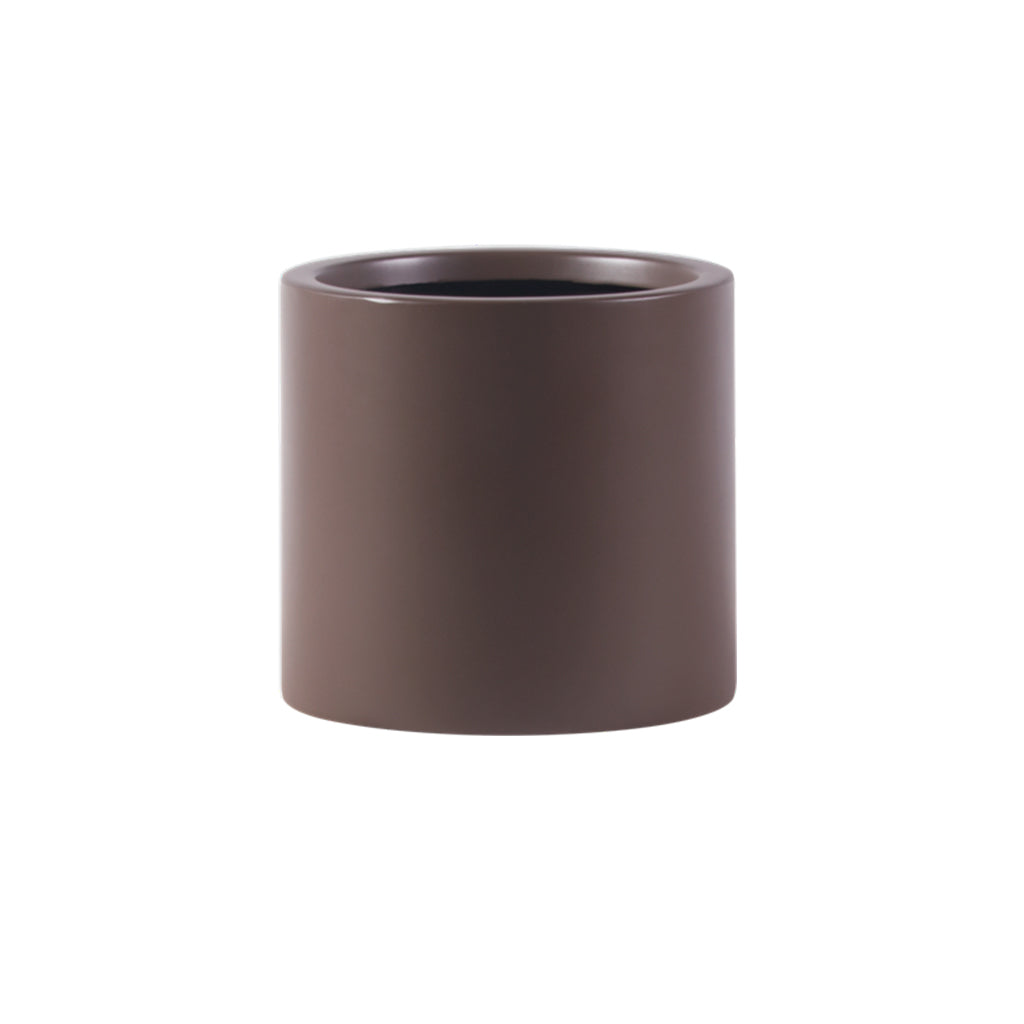Earth Cylinder Floor Planters - Matte Java - Botanicus
