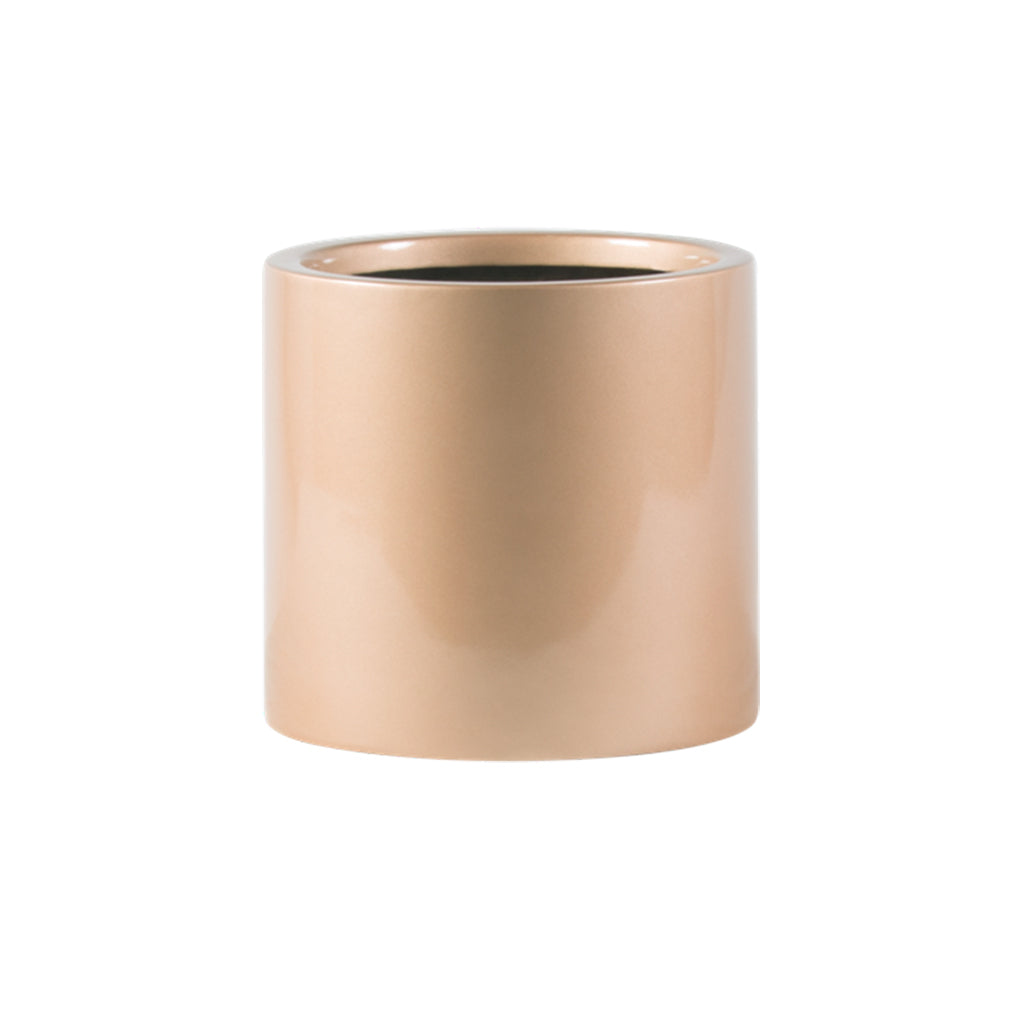 Earth Cylinder planter Gold Dust (33)