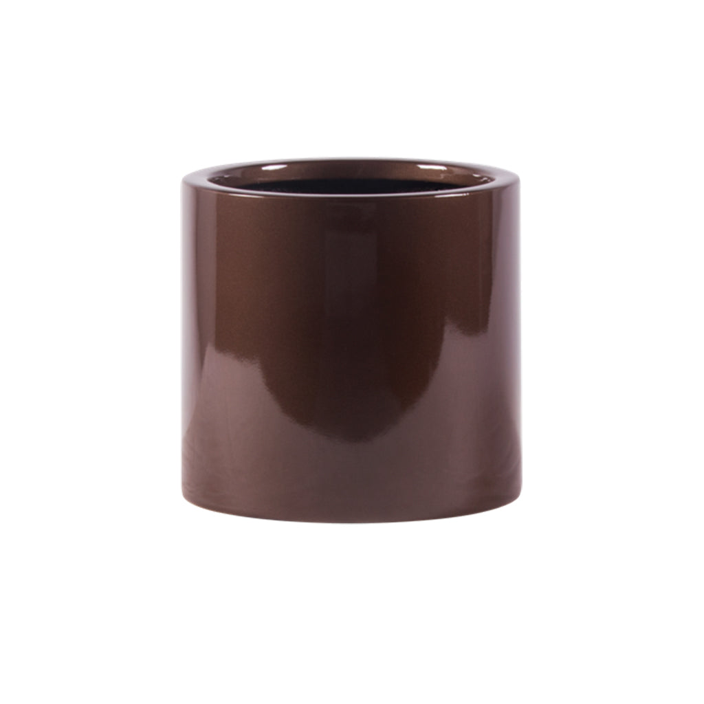 Earth Cylinder planter Golden Bronze (39)
