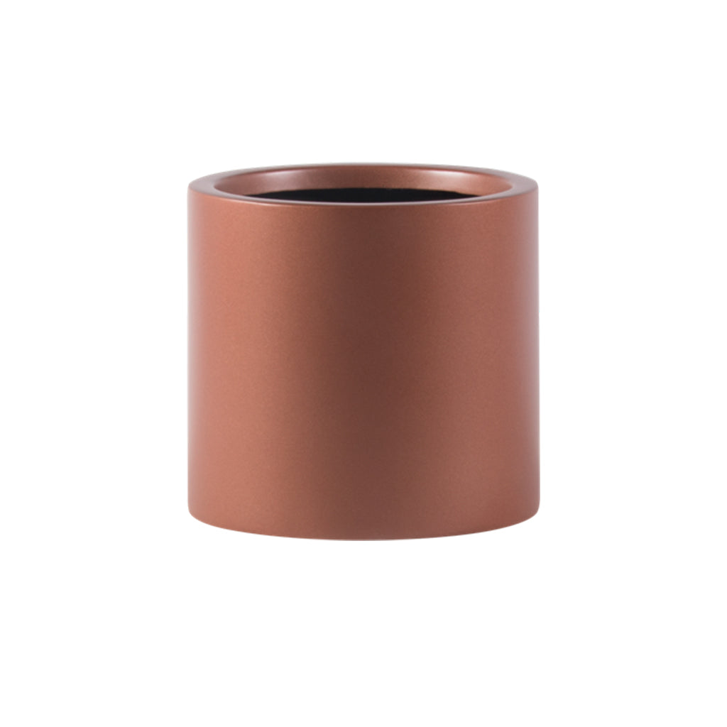 Earth Cylinder planter Burnt Copper (78)