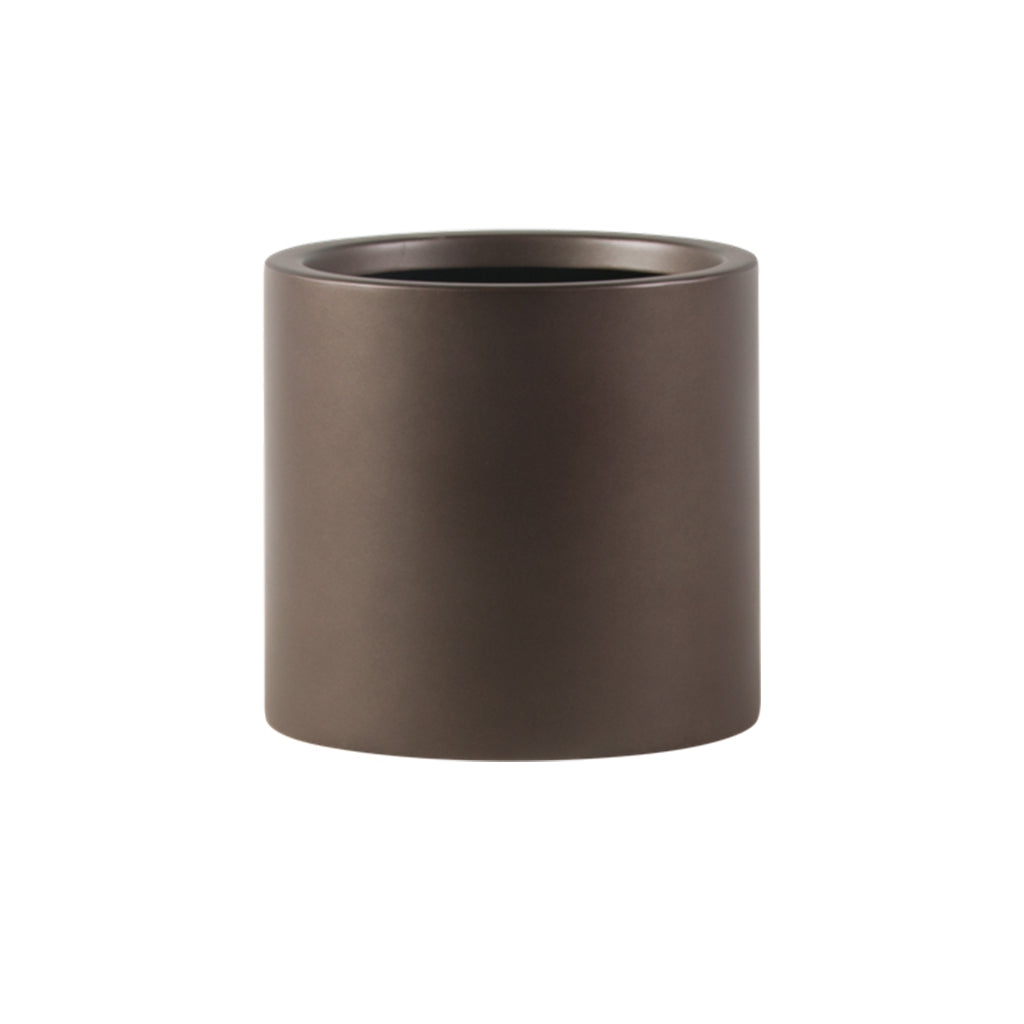 Earth Cylinder planter Metallic Expresso (ME)