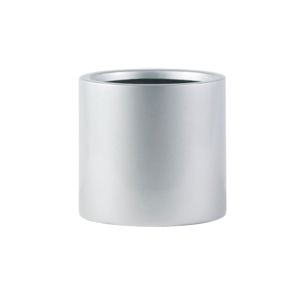 Earth Cylinder planter Pearlized Silver (PS)