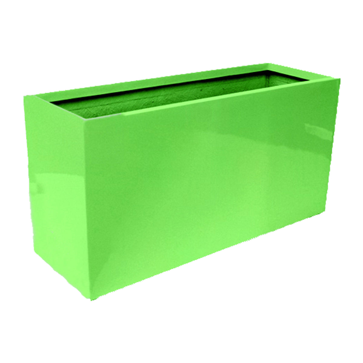 Earth Wall Planter in Key Lime Gloss finish