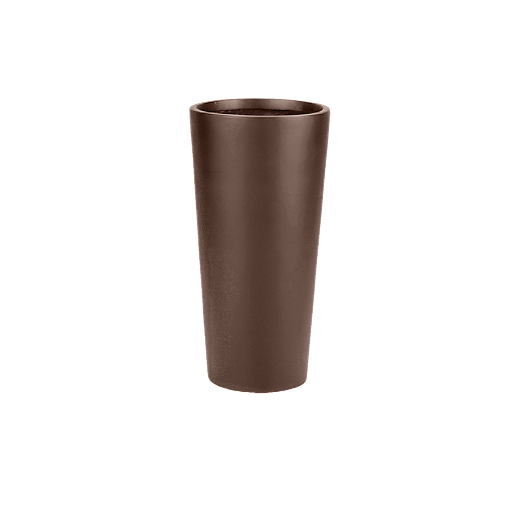 European Tall Cylinders Planter - Metallic