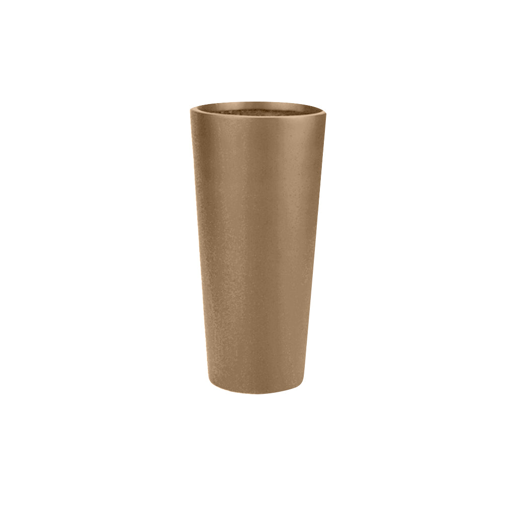 European Tall Cylinders Planter - Metallic