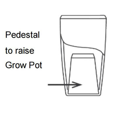 Optional Internal Pedestals for Tall Square - Botanicus