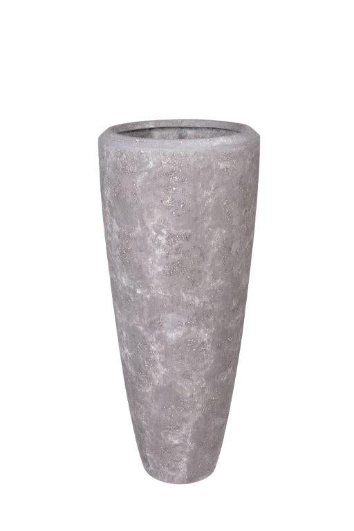 Light Stone Tall Vase Planter