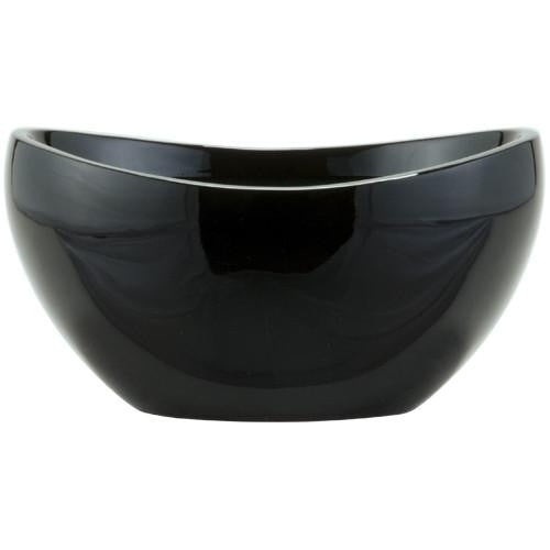 black plastic bowl planter Ovation Bowl Planter - Gloss