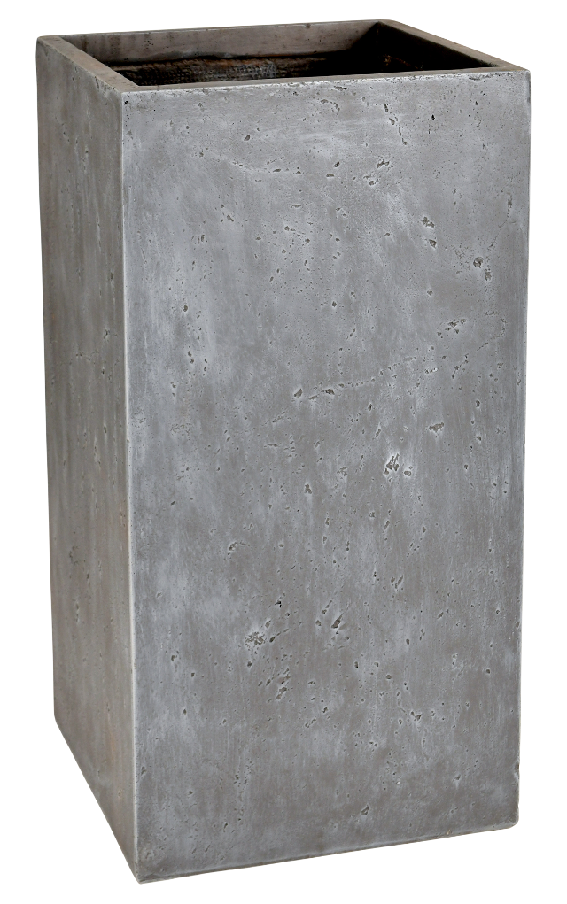 Strong Clay Pottery Planter Tall Squares