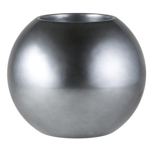 earth pots for plants Earth Sphere Planters- Burnished