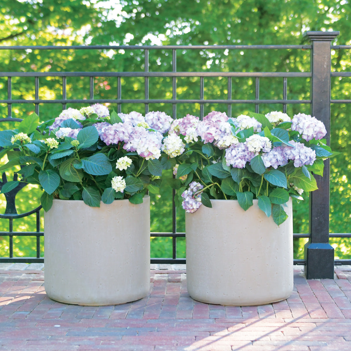 Strong Clay Pottery Planter Cylinders