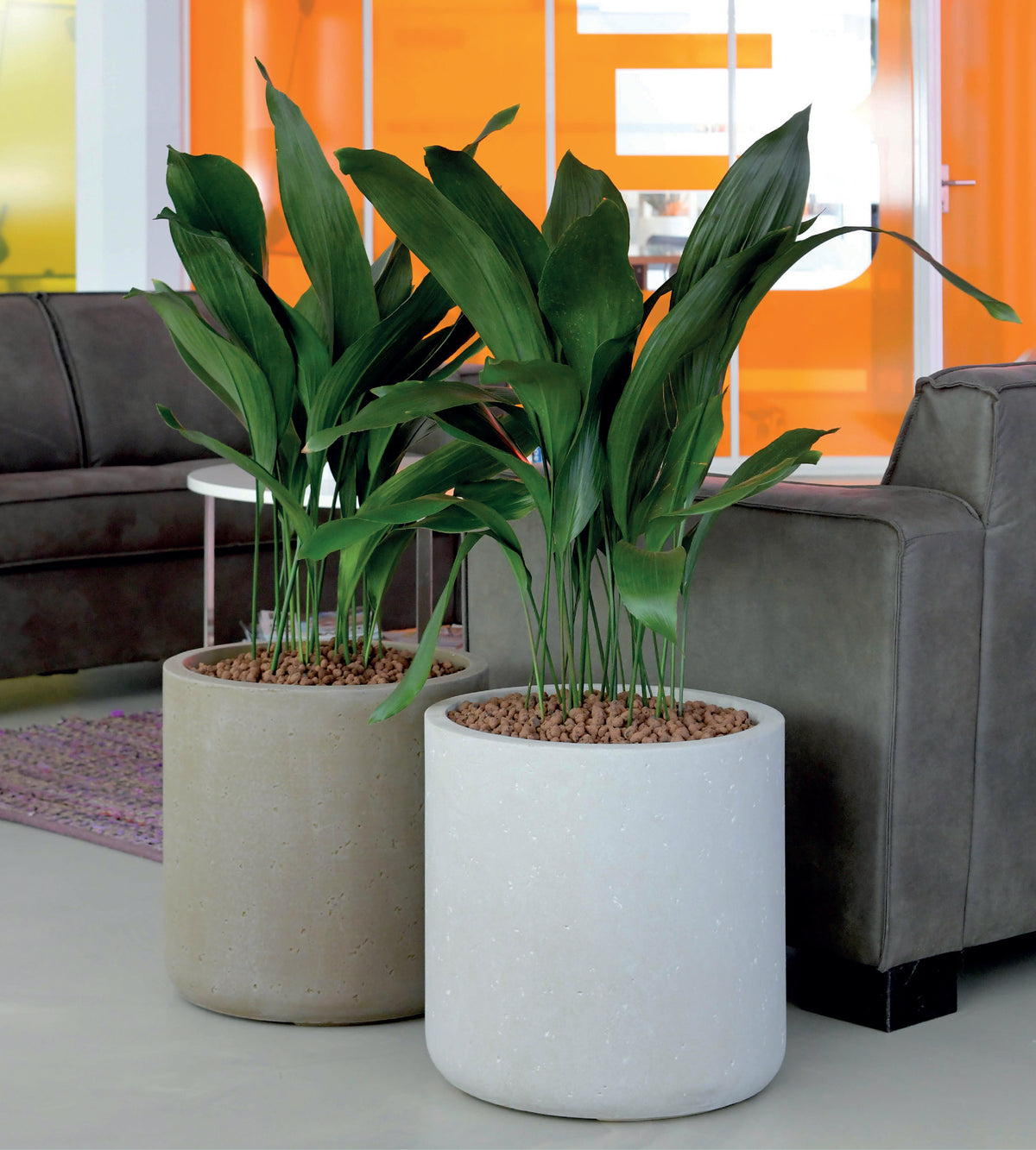 Strong Clay Pottery Planter Cylinders