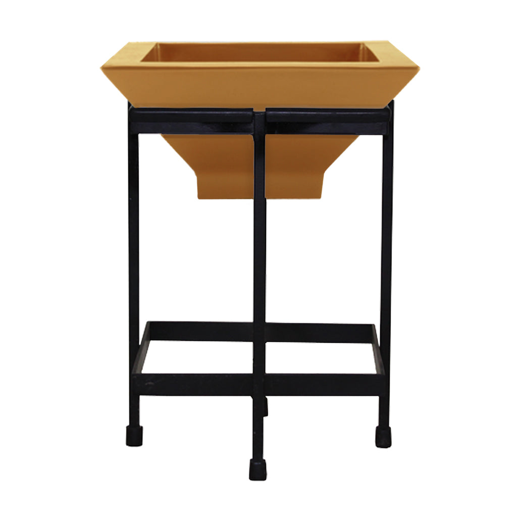 Tier 2 Square Bowl - Metallic - Botanicus