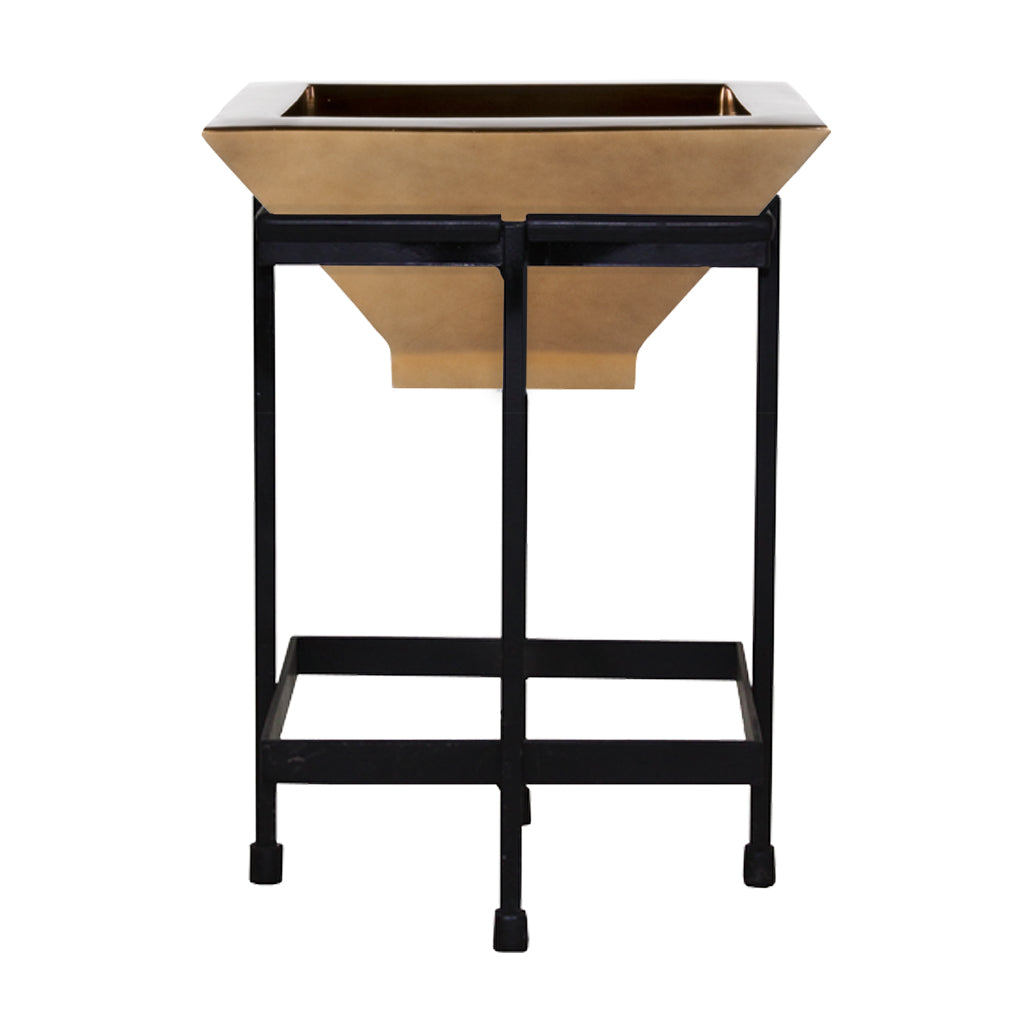 Tier 2 Square Bowl - Burnished - Botanicus